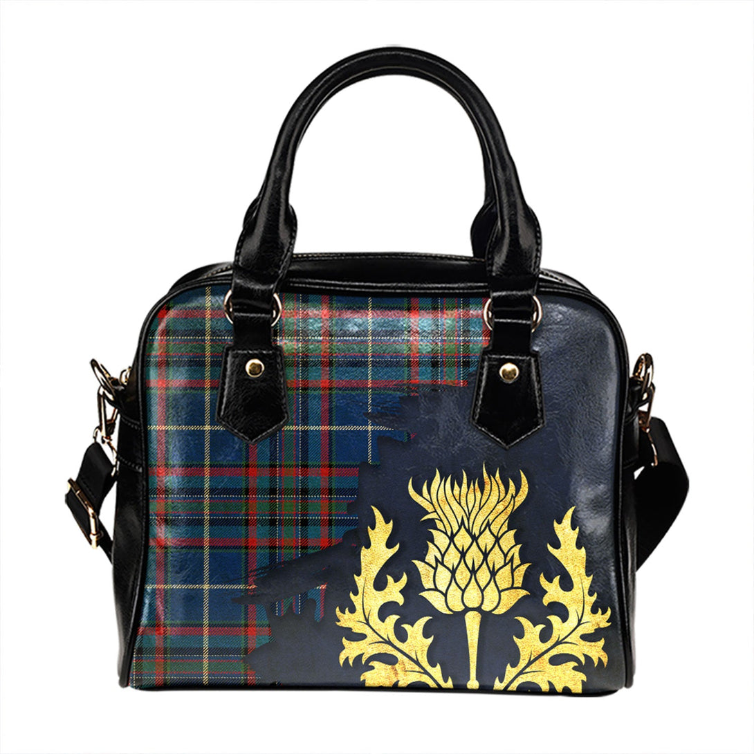 Gammell Dress Modern Tartan Shoulder Handbag Thistle Oldest Style