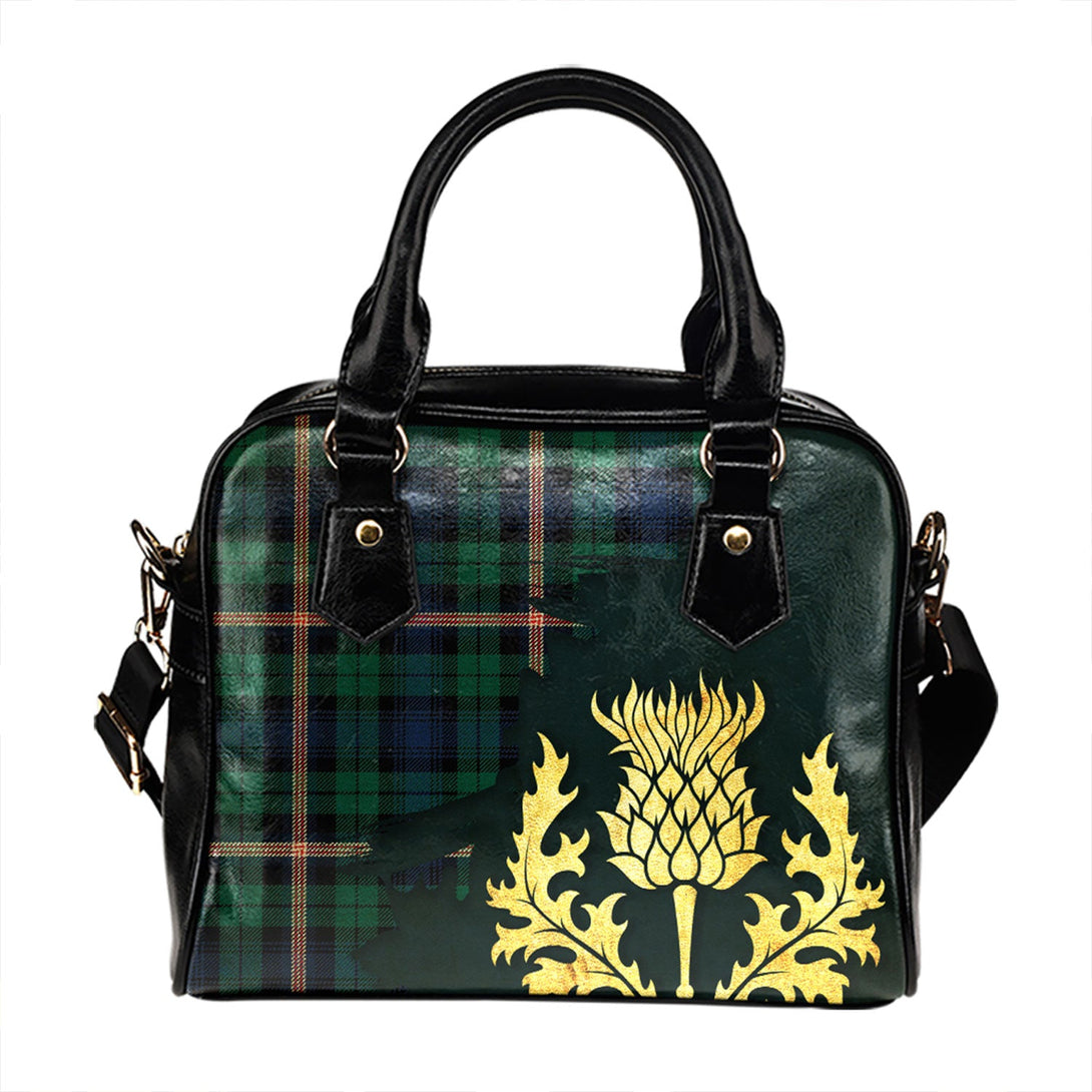 Gammell Modern Tartan Shoulder Handbag Thistle Oldest Style