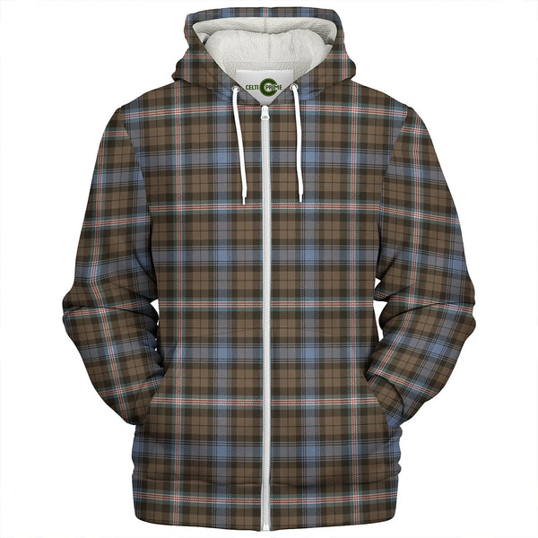 Gammell Weathered Clan Badge Tartan Sherpa Hoodie