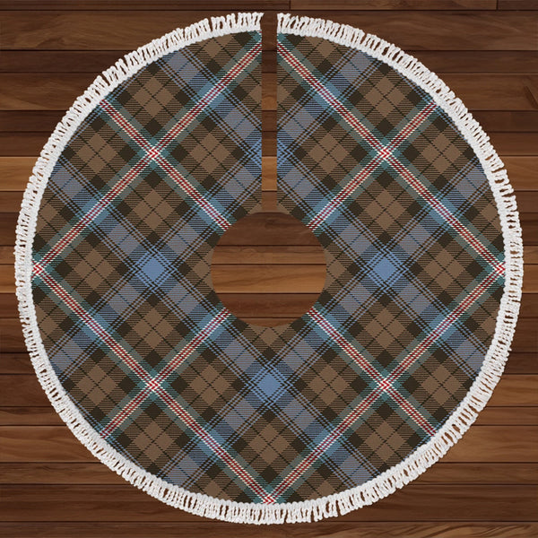 Gammell Weathered Clan Badge Tartan Christmas Tree Skirt