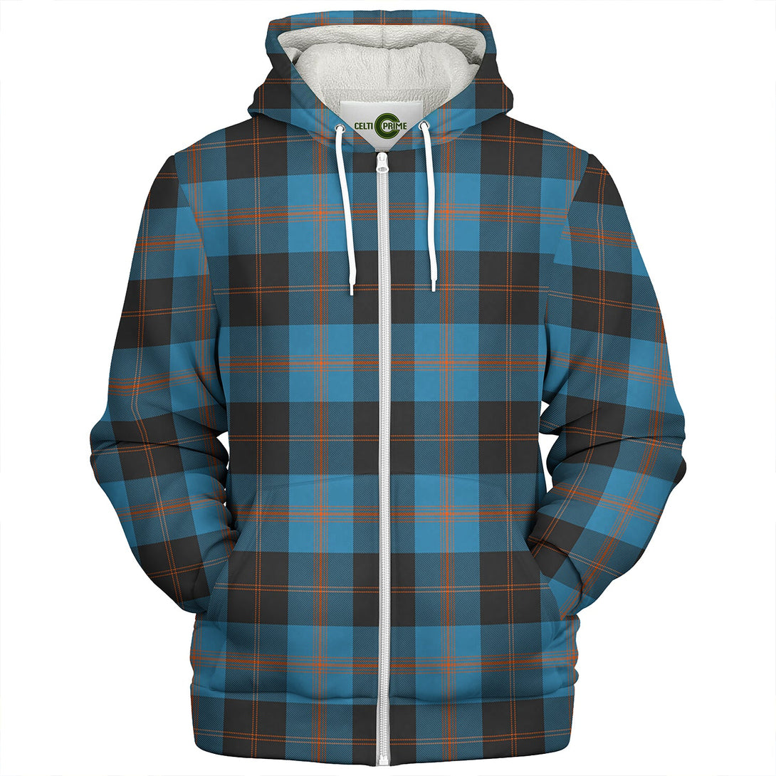 Garden Clan Badge Tartan Sherpa Hoodie