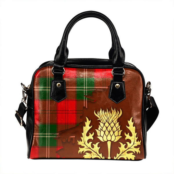 Gartshore Tartan Shoulder Handbag Thistle Oldest Style