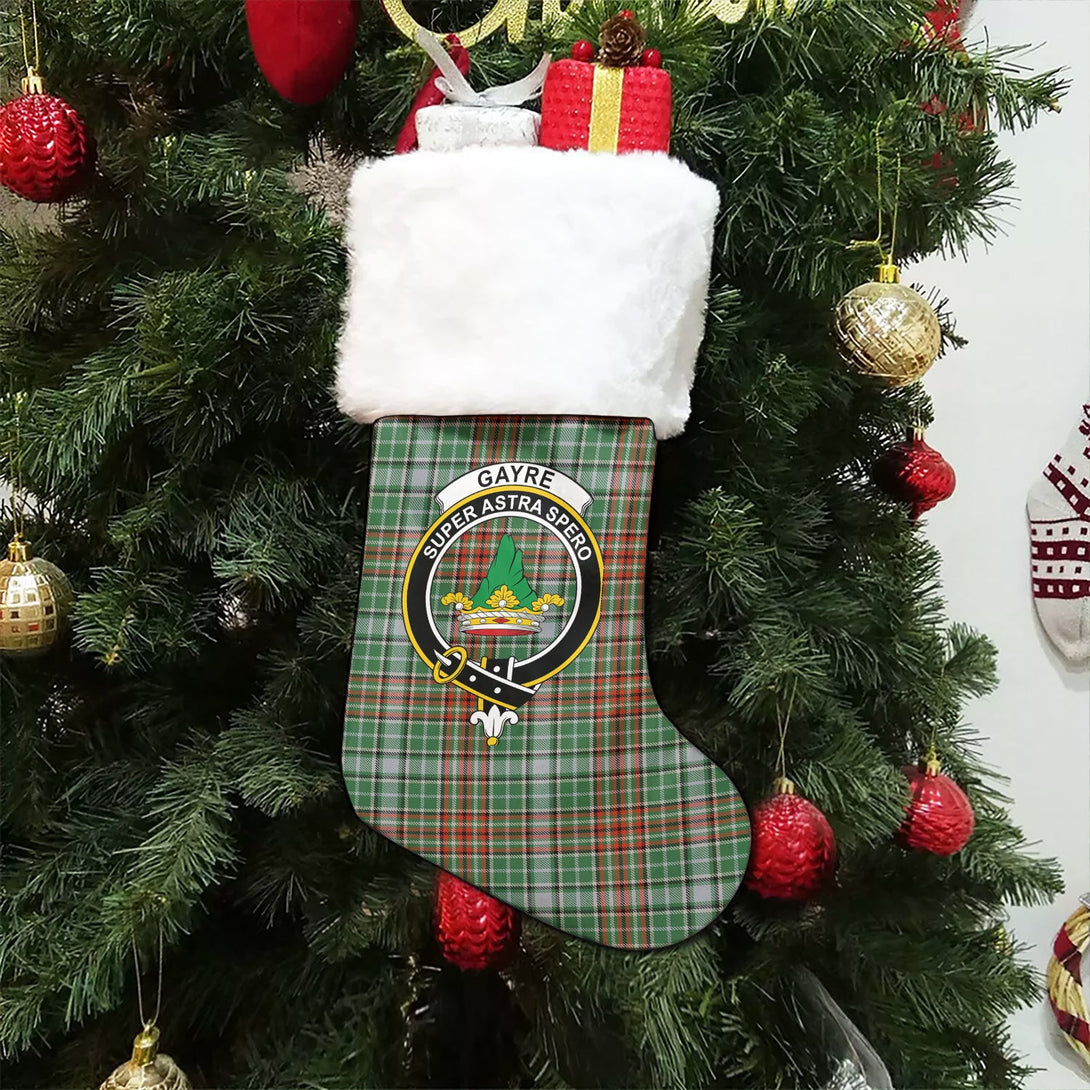 Gayre Ancient Clan Badge Tartan Christmas Stocking