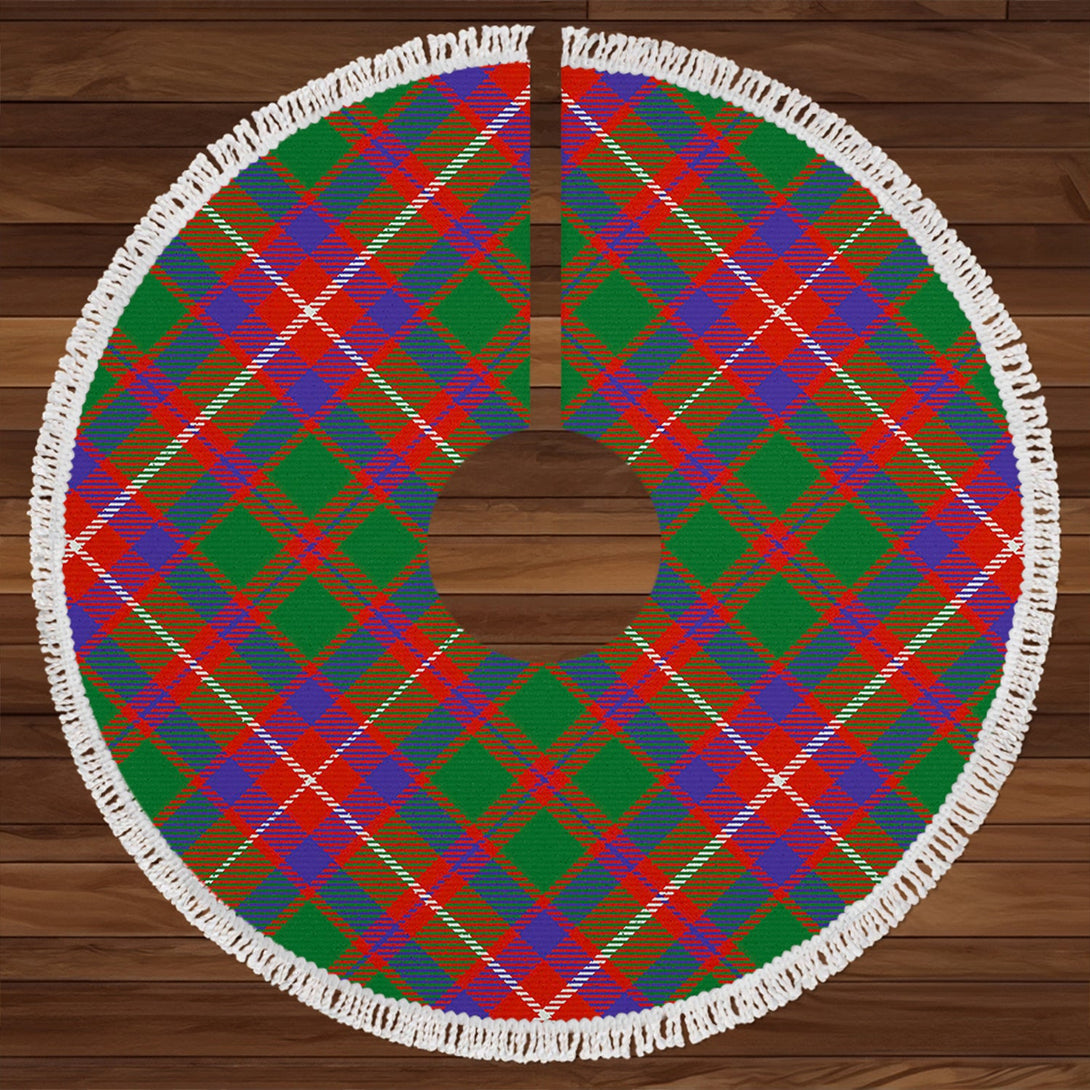 Geddes Ancient Clan Badge Tartan Christmas Tree Skirt