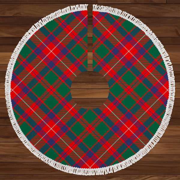 Geddes Modern Clan Badge Tartan Christmas Tree Skirt