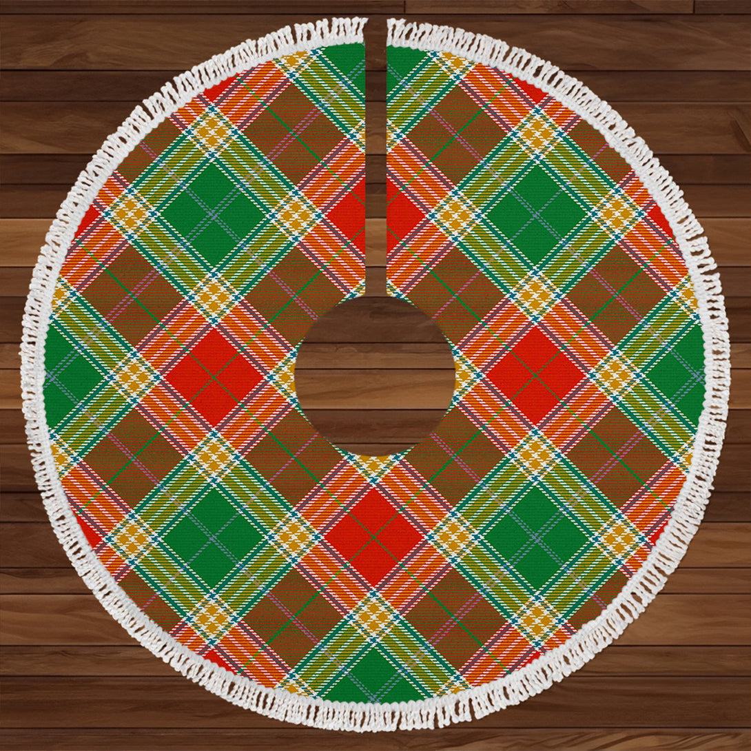 Gibson (Gibbs) Ancient Clan Badge Tartan Christmas Tree Skirt