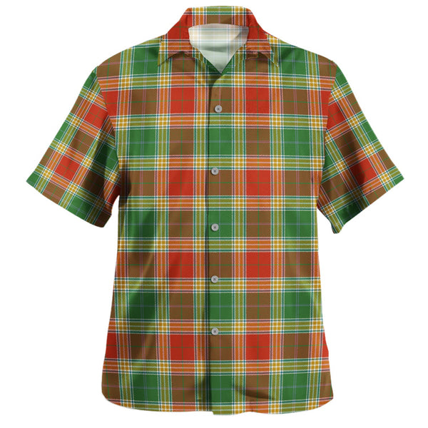 Gibson (Gibbs) Ancient Clan Badge Tartan Hawaiian Shirt