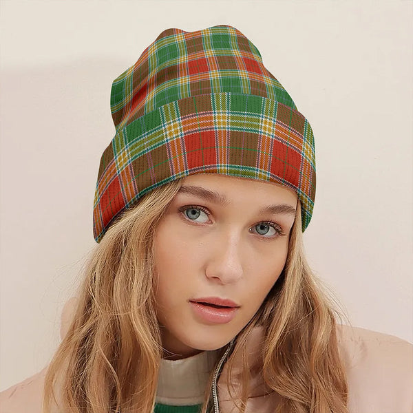 Gibson (Gibbs) Ancient Clan Badge Tartan Knitted Beanie