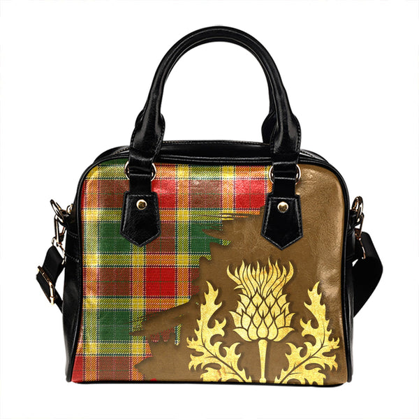 Gibson (Gibbs) Modern Tartan Shoulder Handbag Thistle Oldest Style