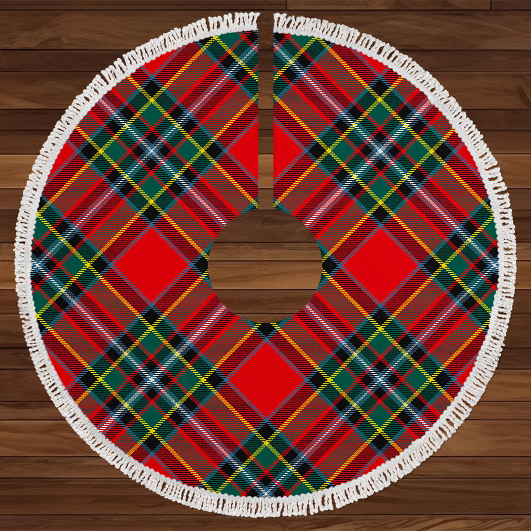 Gillespie Modern Clan Badge Tartan Christmas Tree Skirt