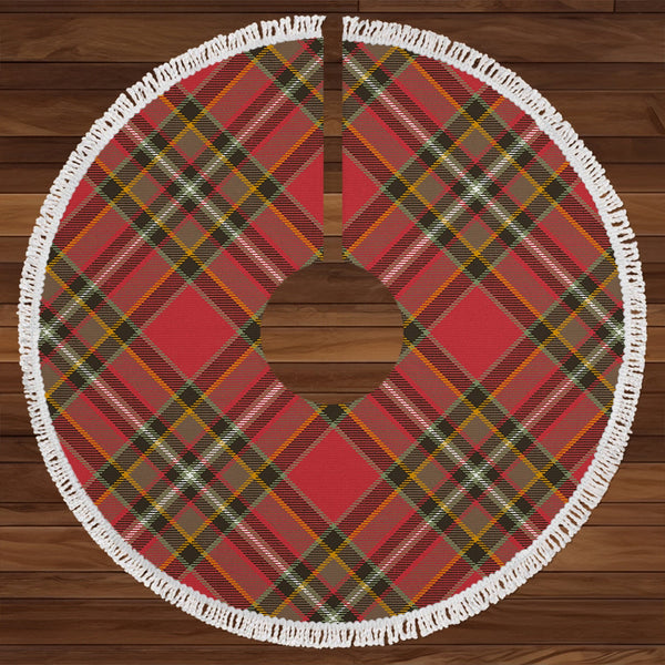 Gillespie Weathered Clan Badge Tartan Christmas Tree Skirt