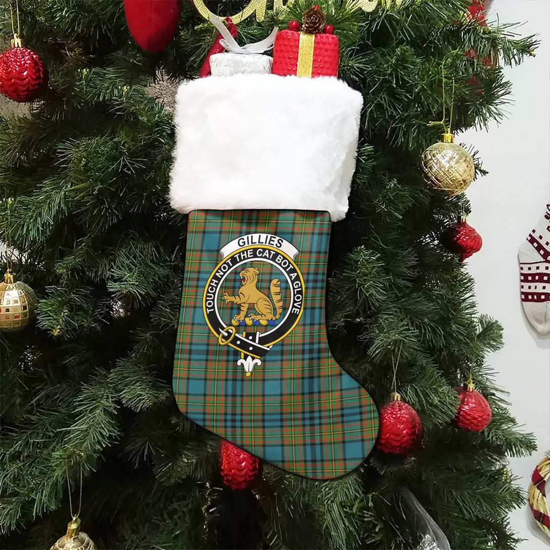 Gillies Ancient Clan Badge Tartan Christmas Stocking