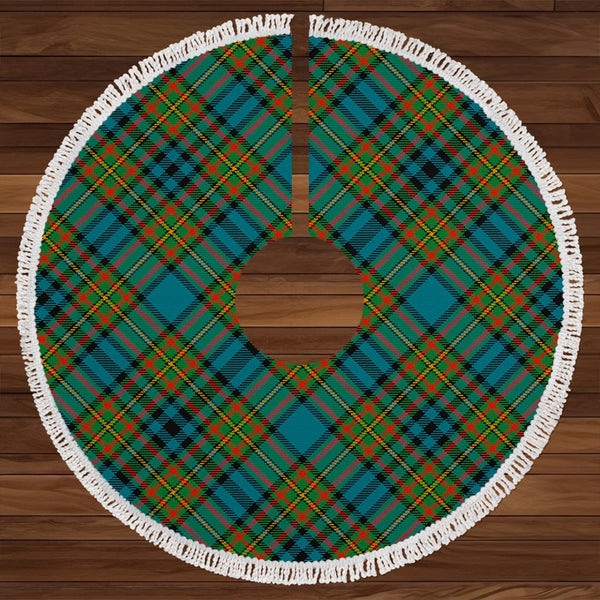 Gillies Ancient Clan Badge Tartan Christmas Tree Skirt