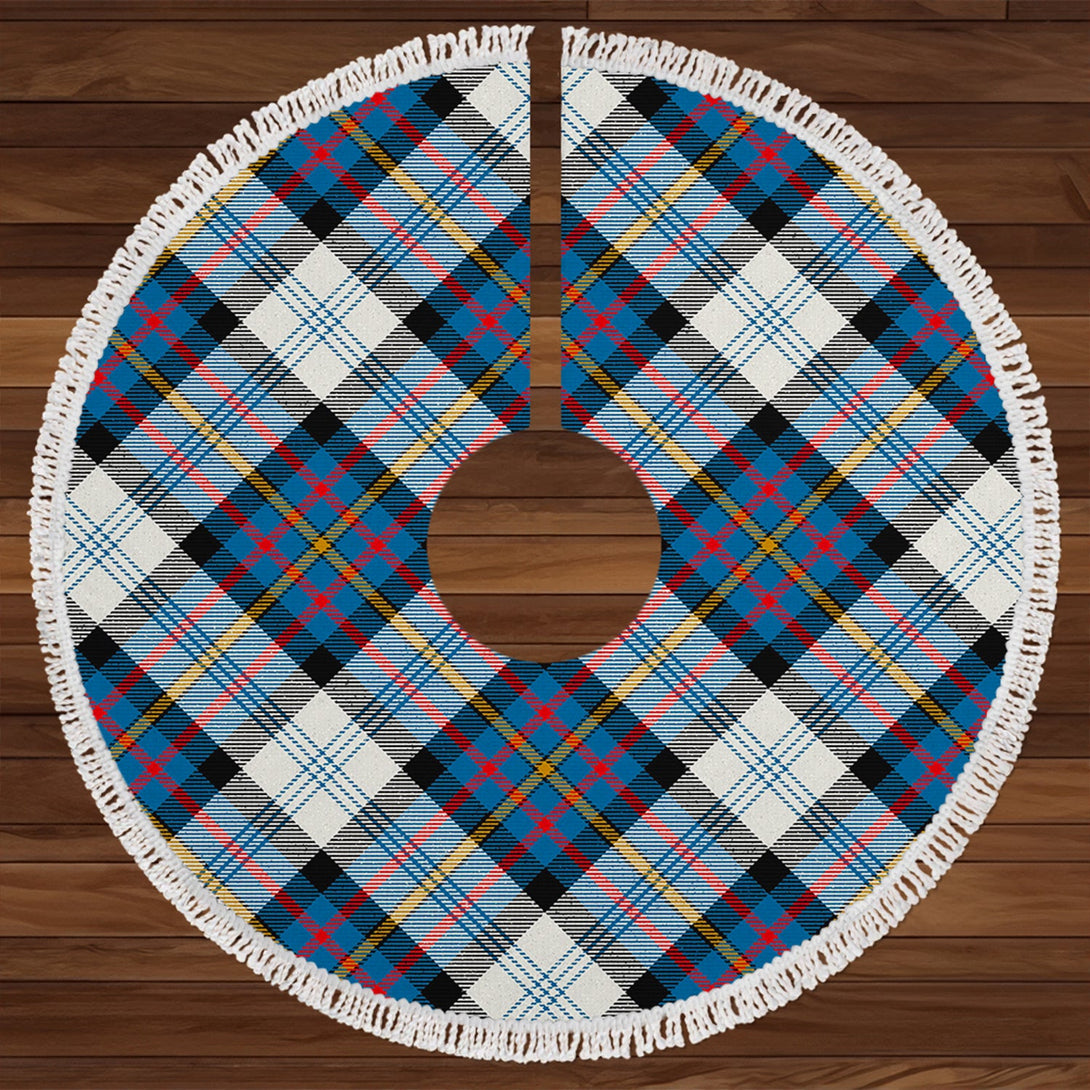 Gillies Blue Dress Dance Tartan Christmas Tree Skirt