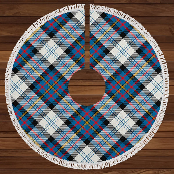 Gillies Blue Dress Dance Tartan Christmas Tree Skirt