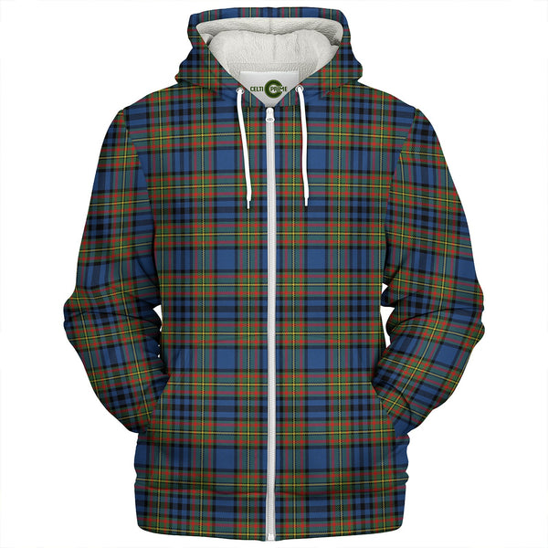 Gillies Modern Clan Badge Tartan Sherpa Hoodie