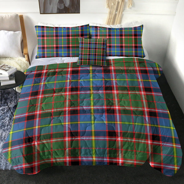 Glass Clan Badge Tartan Comforter