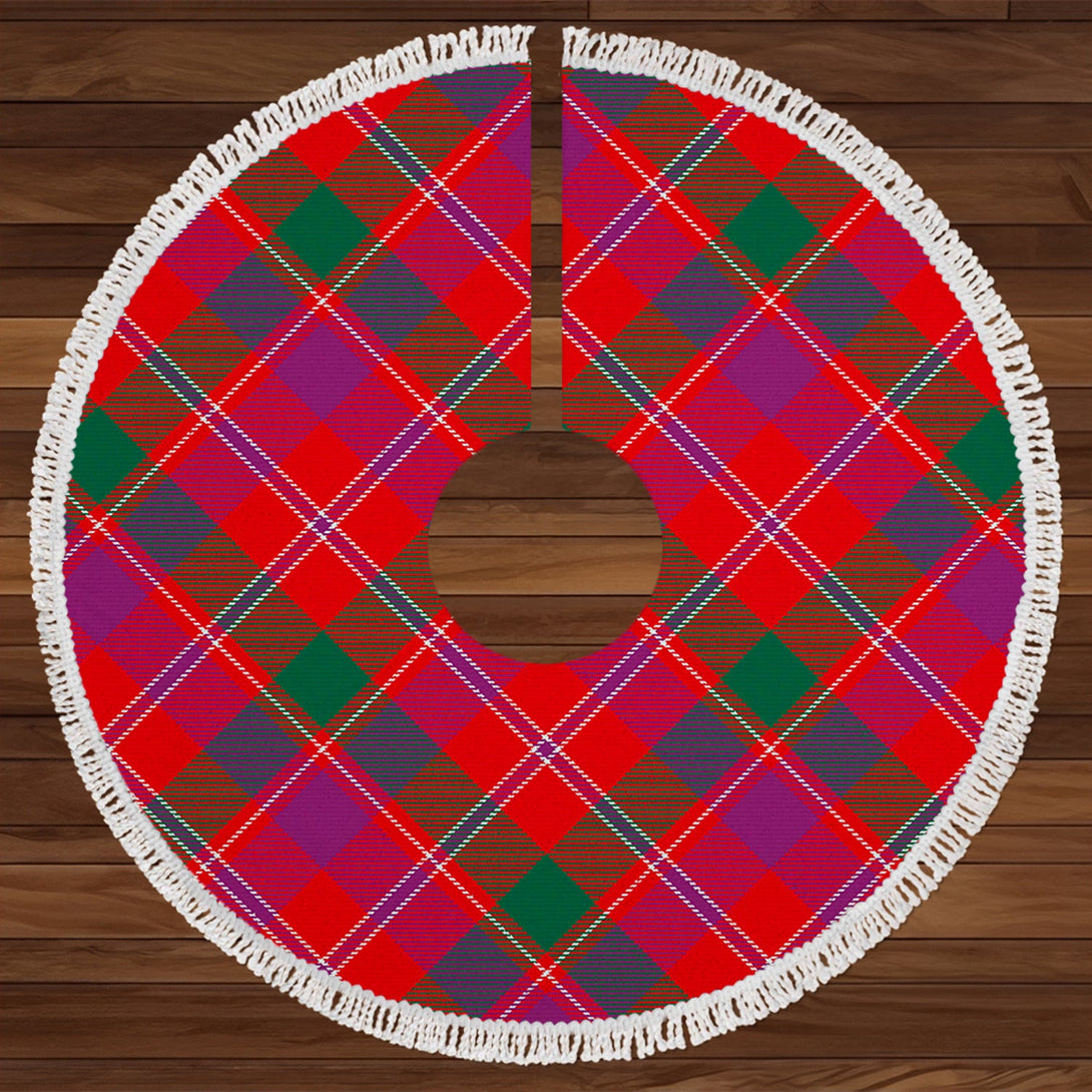 Glenfinnan Modern Tartan Christmas Tree Skirt