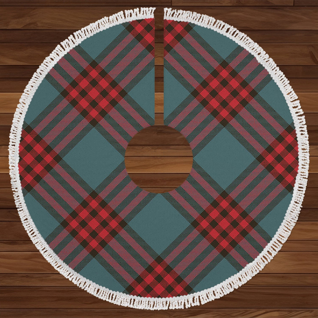 Glengarry Weathered Tartan Christmas Tree Skirt