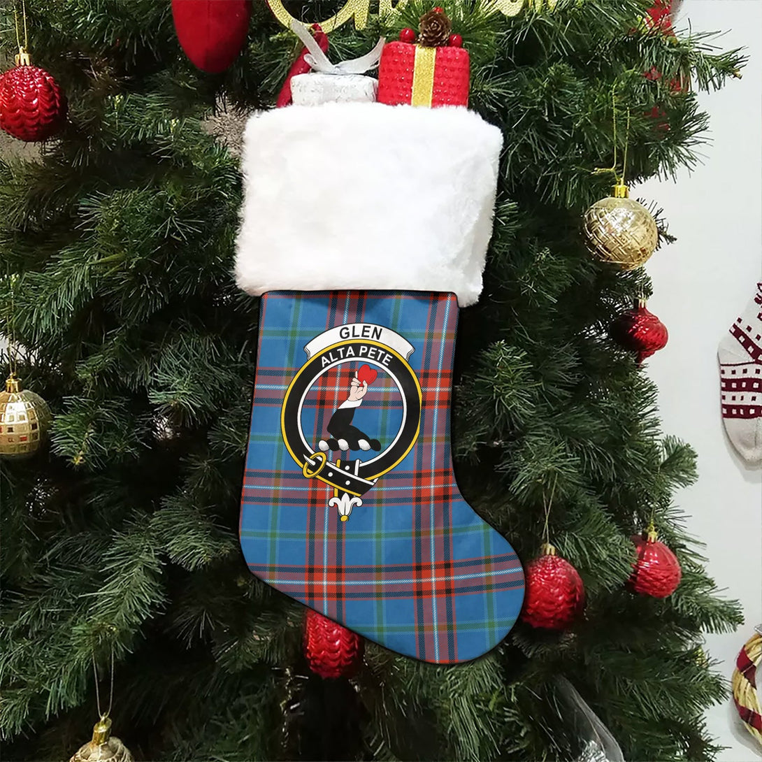 Glenn Ancient Clan Badge Tartan Christmas Stocking