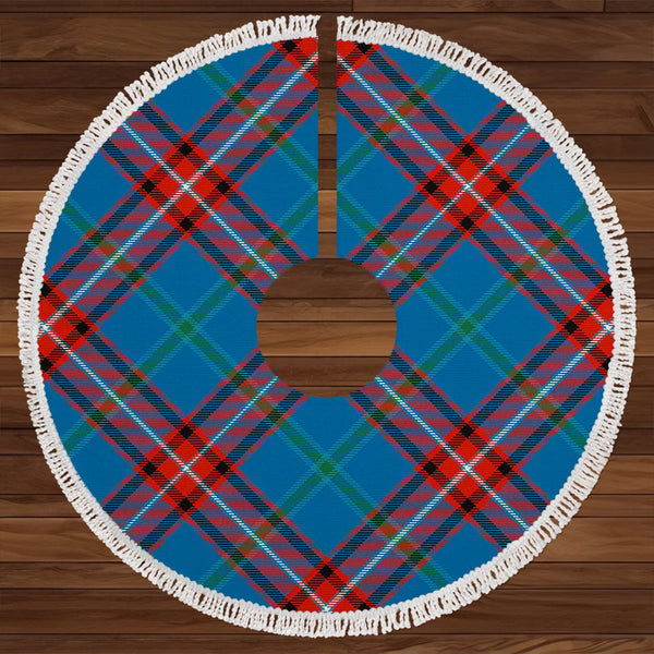 Glenn Ancient Clan Badge Tartan Christmas Tree Skirt