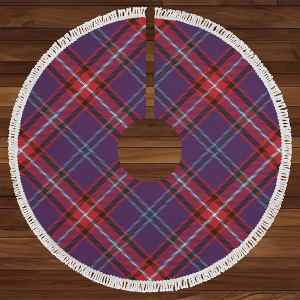 Glenn Weathered Clan Badge Tartan Christmas Tree Skirt