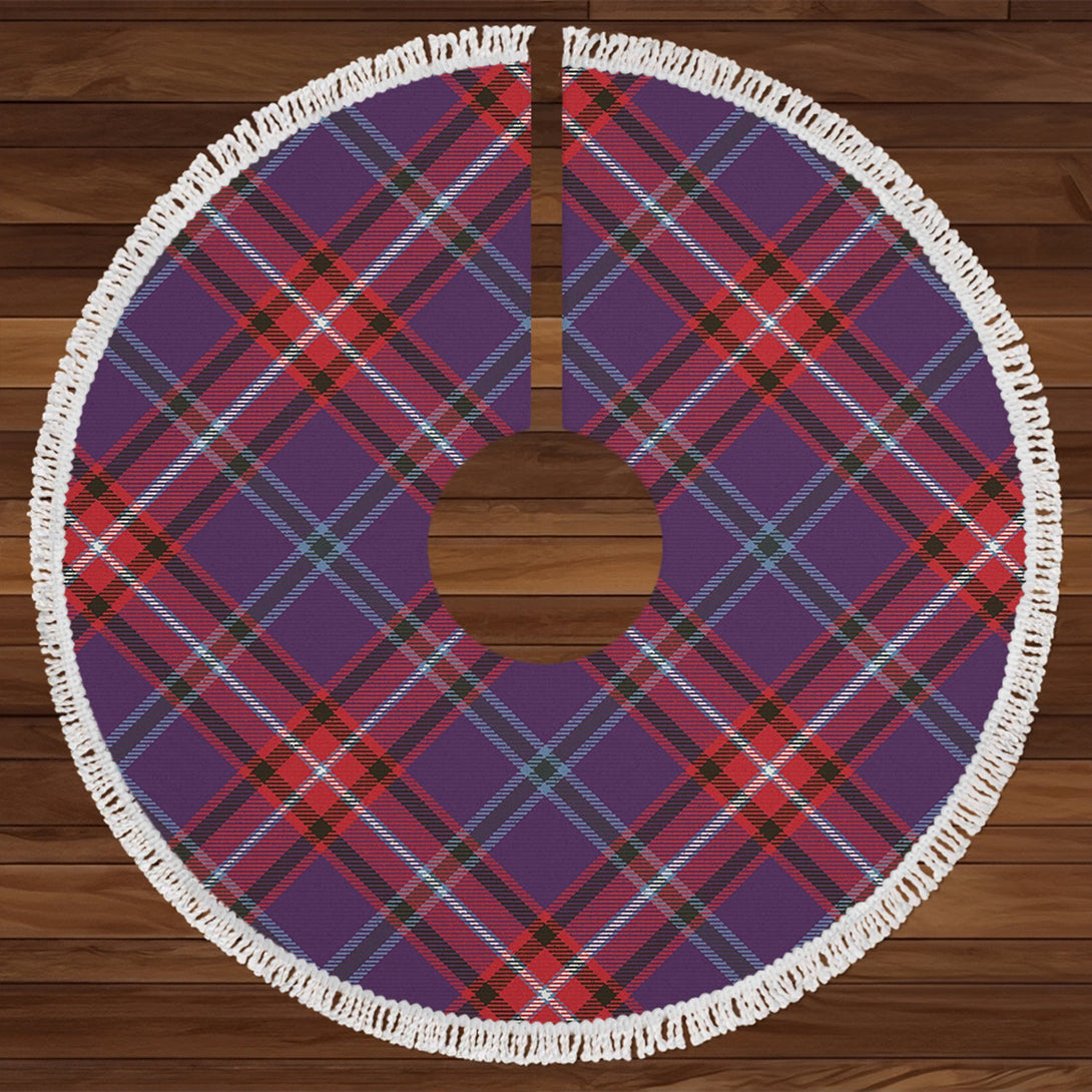 Glenn (Glen) Weathered Tartan Christmas Tree Skirt