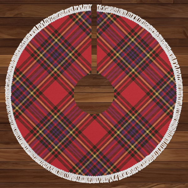 Glennie Evelyn Rhythms of Tartan Weathered Tartan Christmas Tree Skirt