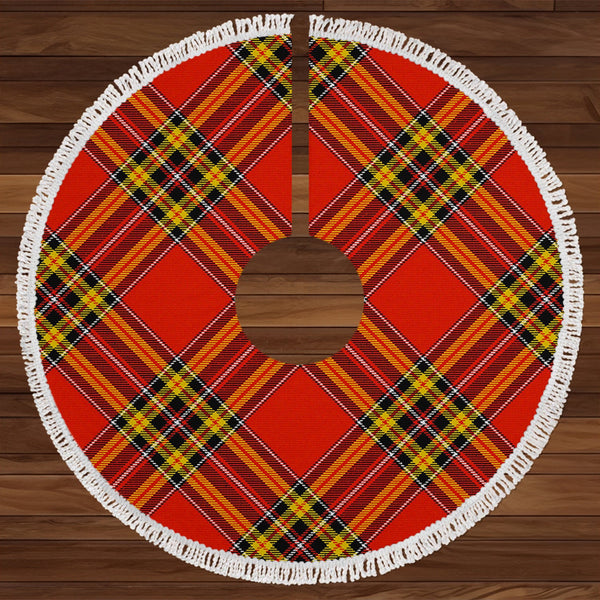 Glennie Modern Tartan Christmas Tree Skirt