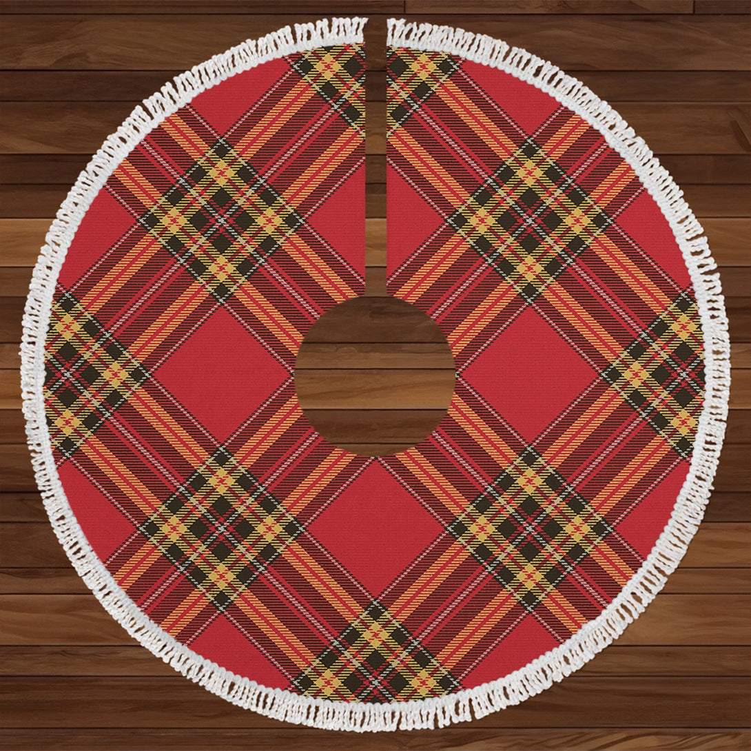 Glennie Weathered Tartan Christmas Tree Skirt