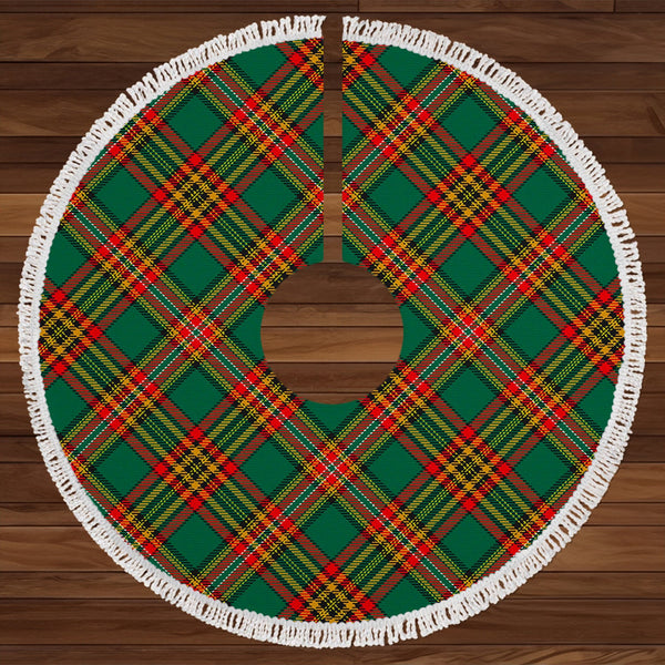 Goldstraw Modern Tartan Christmas Tree Skirt