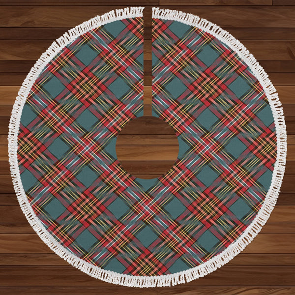 Goldstraw Weathered Tartan Christmas Tree Skirt