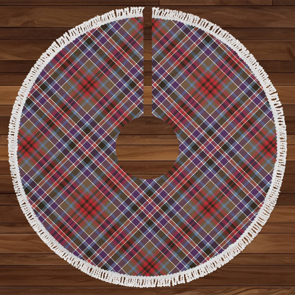 Gordon Red (1819) (Gordon Old Huntly) Weathered Tartan Christmas Tree Skirt