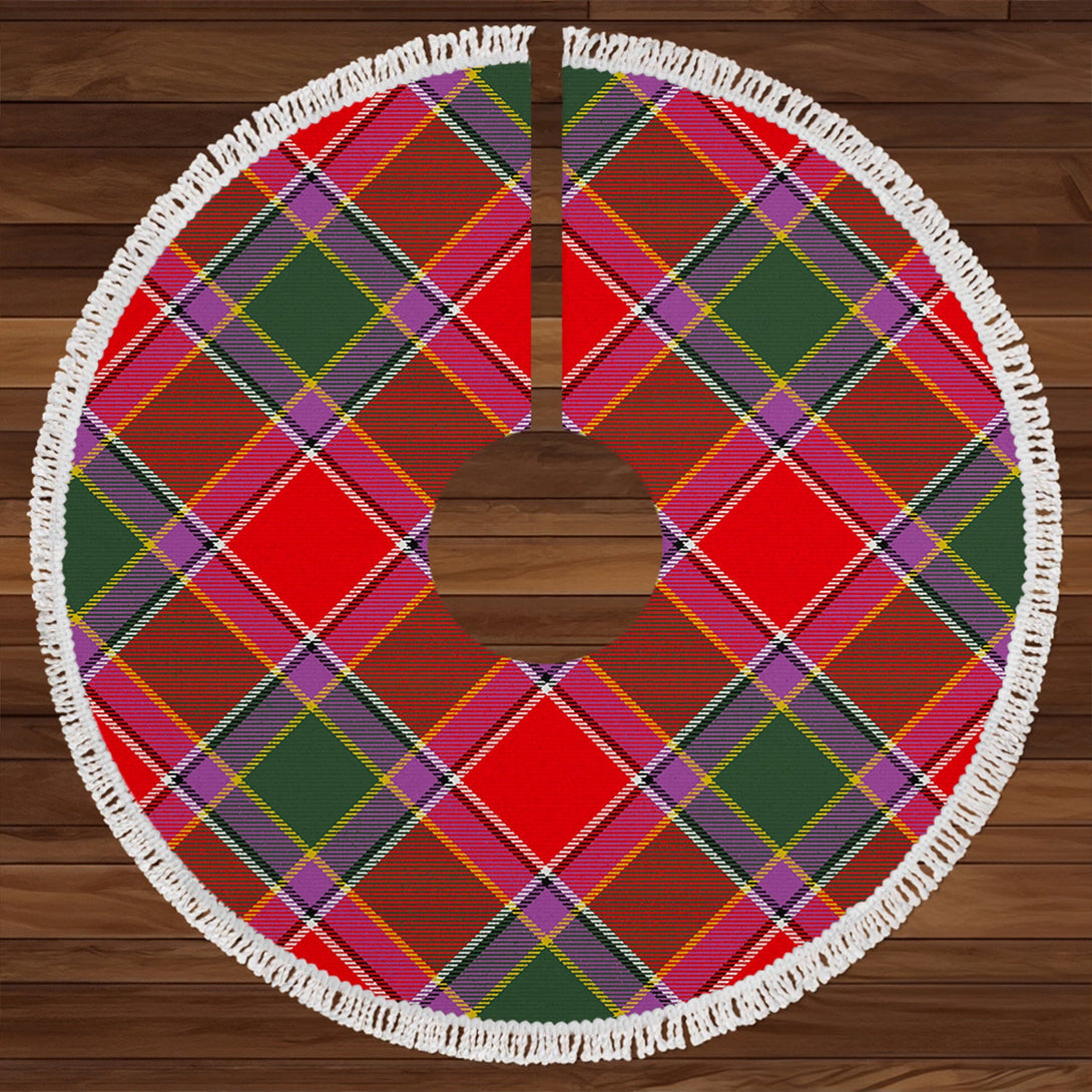 Gordon of Abergeldie Modern Clan Badge Tartan Christmas Tree Skirt