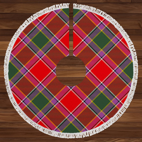 Gordon of Abergeldie Modern Clan Badge Tartan Christmas Tree Skirt