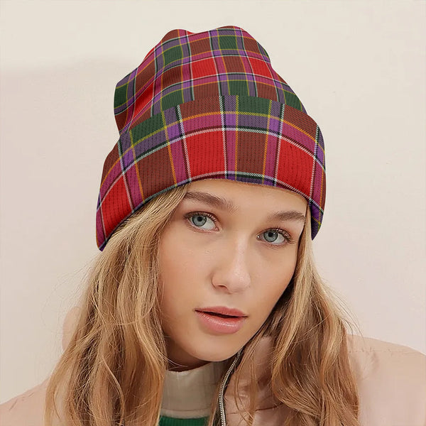 Gordon of Abergeldie Modern Clan Badge Tartan Knitted Beanie