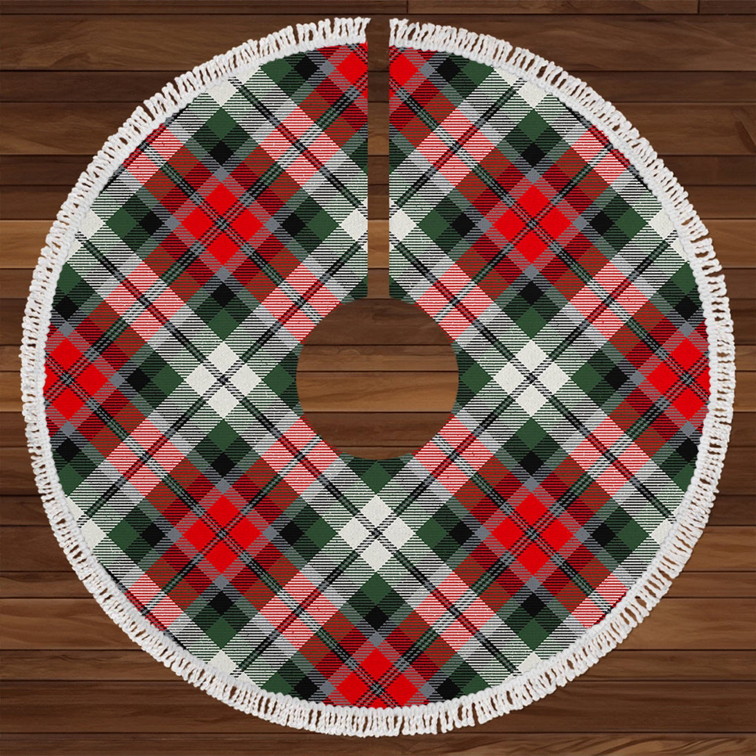 Graham Red Dress Modern Tartan Christmas Tree Skirt