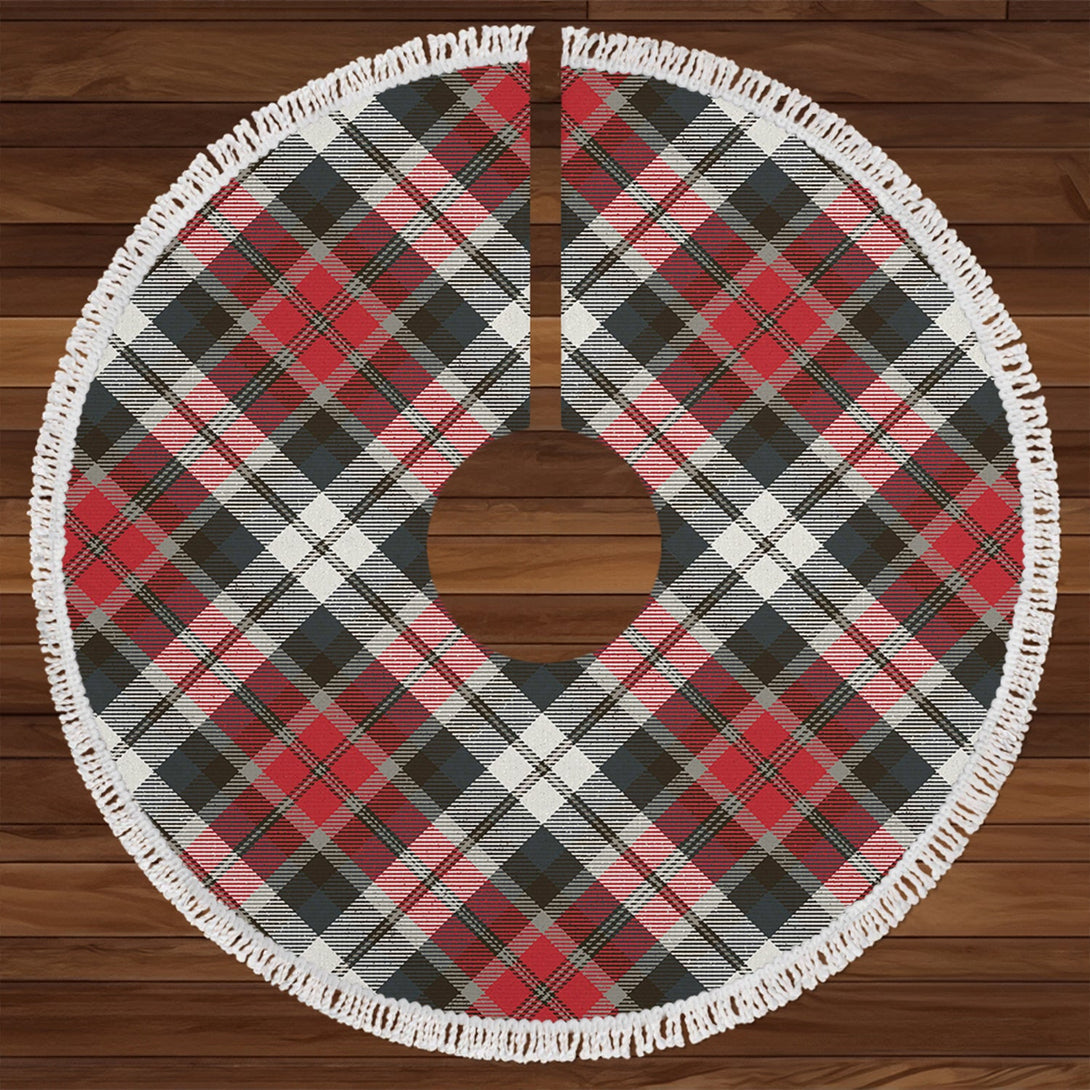 Graham Red Dress Weathered Tartan Christmas Tree Skirt