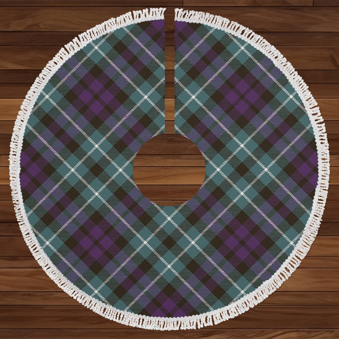 Graham of Montrose Weathered Clan Badge Tartan Christmas Tree Skirt