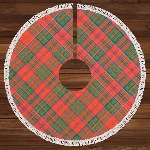 Grant Ancient Clan Badge Tartan Christmas Tree Skirt