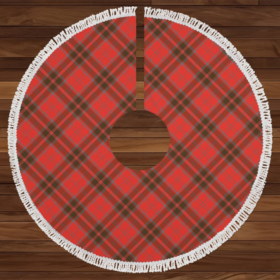 Grant Weathered Clan Badge Tartan Christmas Tree Skirt