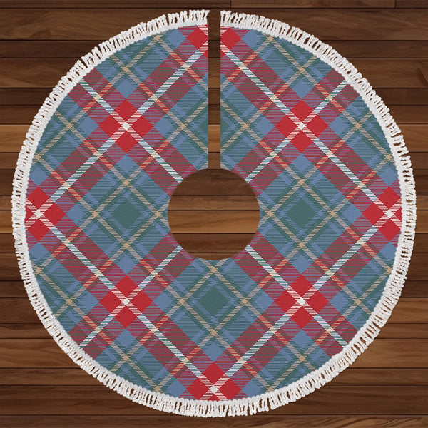 Greer (Grier) Weathered Tartan Christmas Tree Skirt