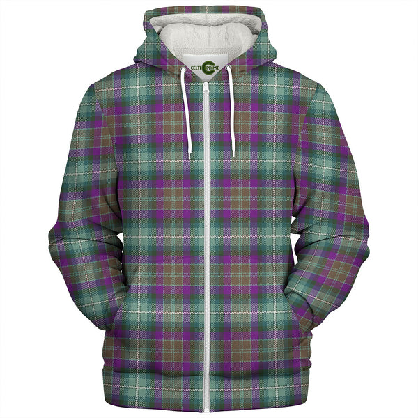 Grewar Modern Tartan Sherpa Hoodie