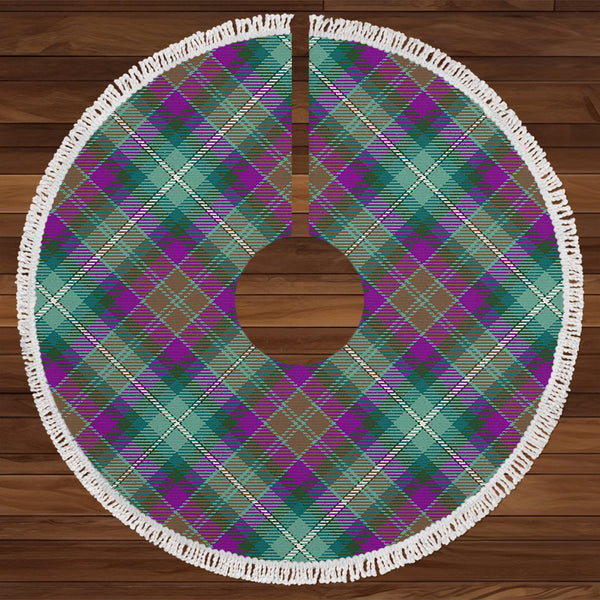 Grewar Modern Tartan Christmas Tree Skirt