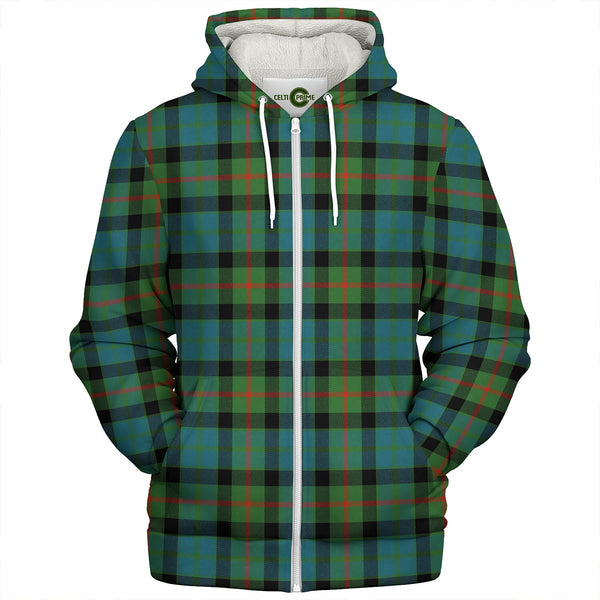 Gunn Ancient Clan Badge Tartan Sherpa Hoodie