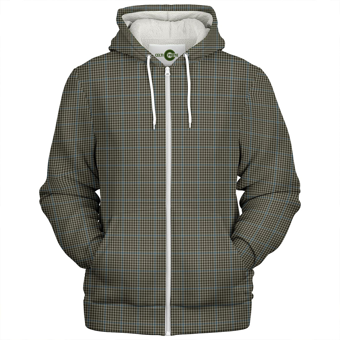 Haig Check Clan Badge Tartan Sherpa Hoodie