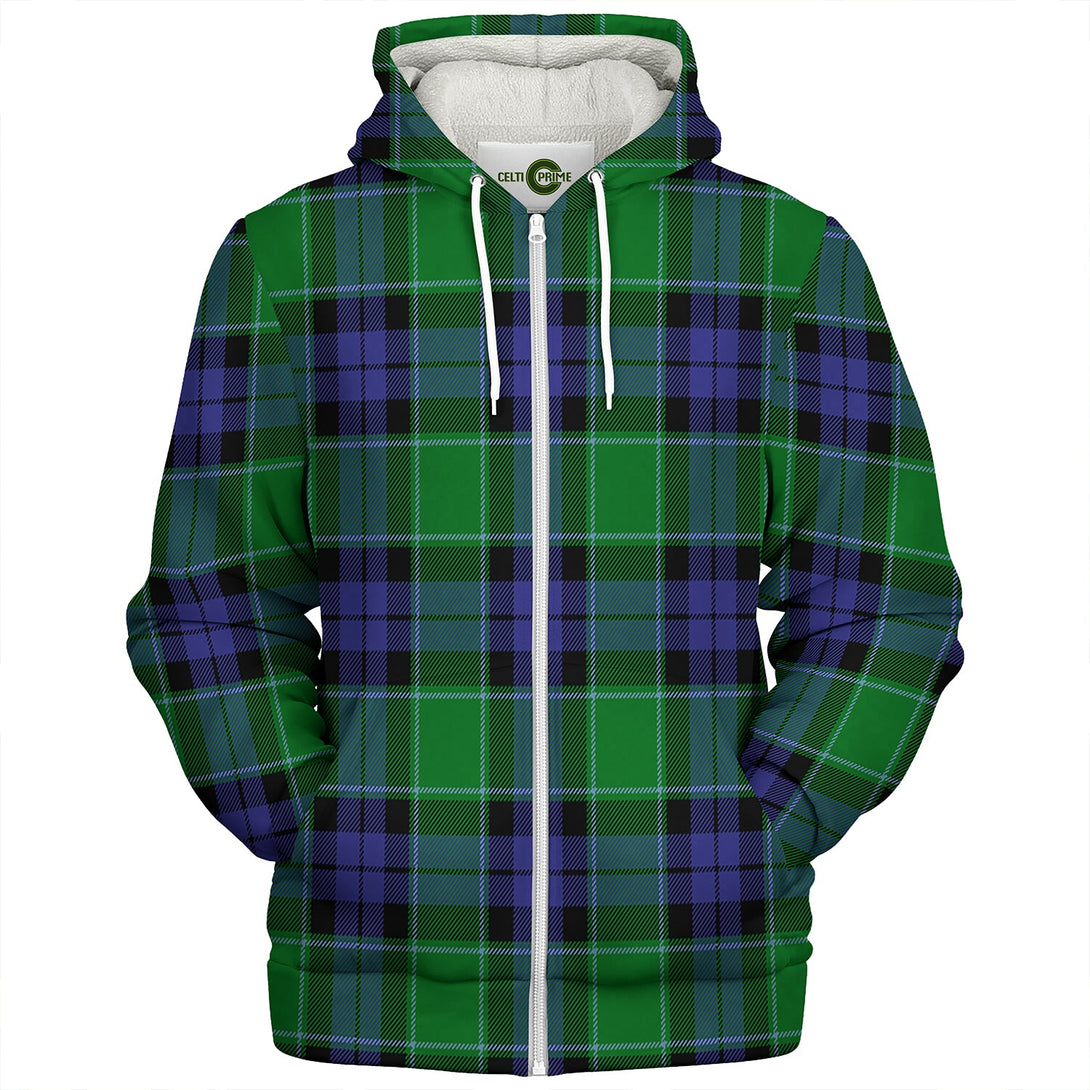 Haldane Clan Badge Tartan Sherpa Hoodie