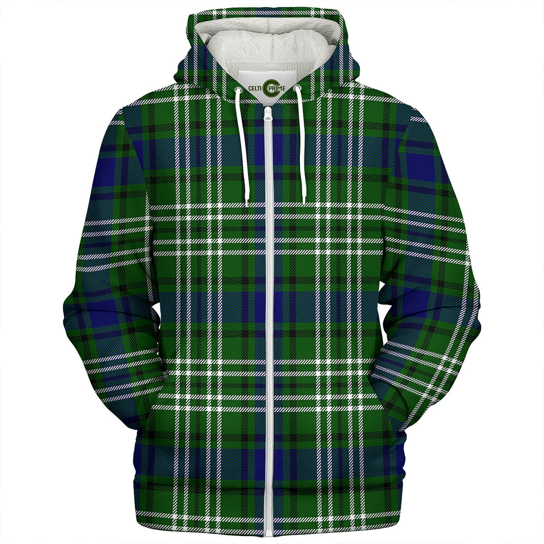 Haliburton Clan Badge Tartan Sherpa Hoodie