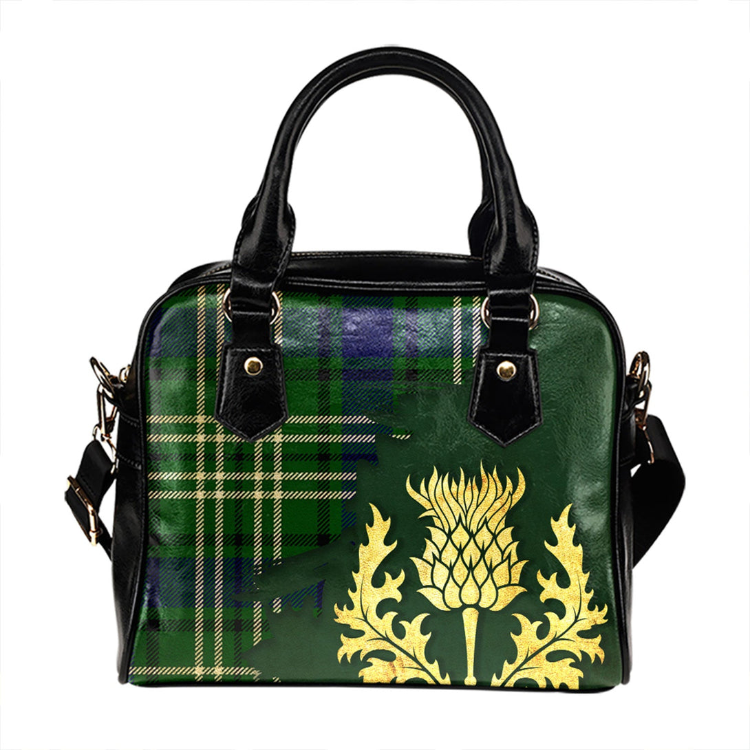 Haliburton Tartan Shoulder Handbag Thistle Oldest Style