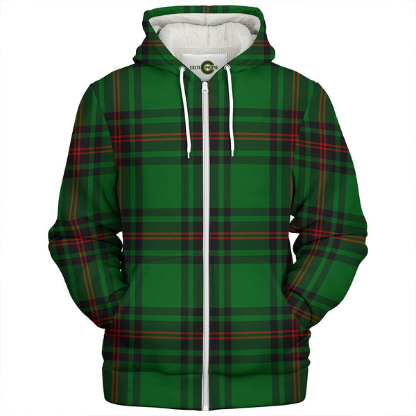 Halkerston Clan Badge Tartan Sherpa Hoodie